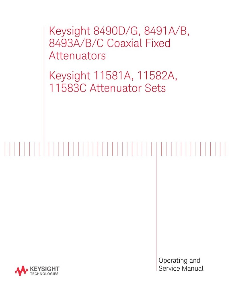 Keysight 849 Series Operating and service manual