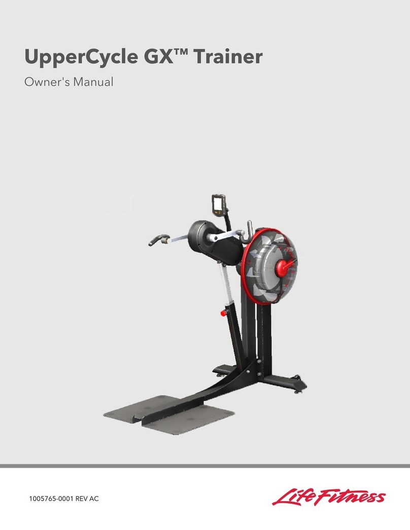 Life Fitness UpperCycle GX owner's manual
