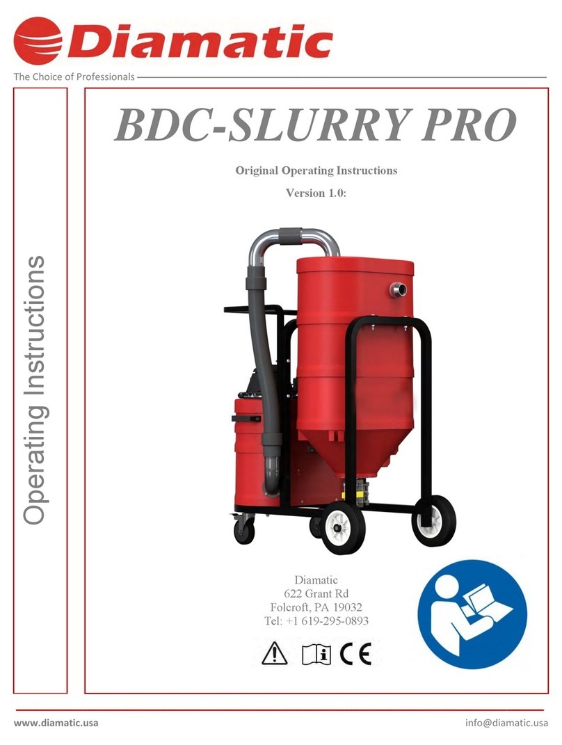Diamatic BDC-SLURRY PRO Original operating instructions