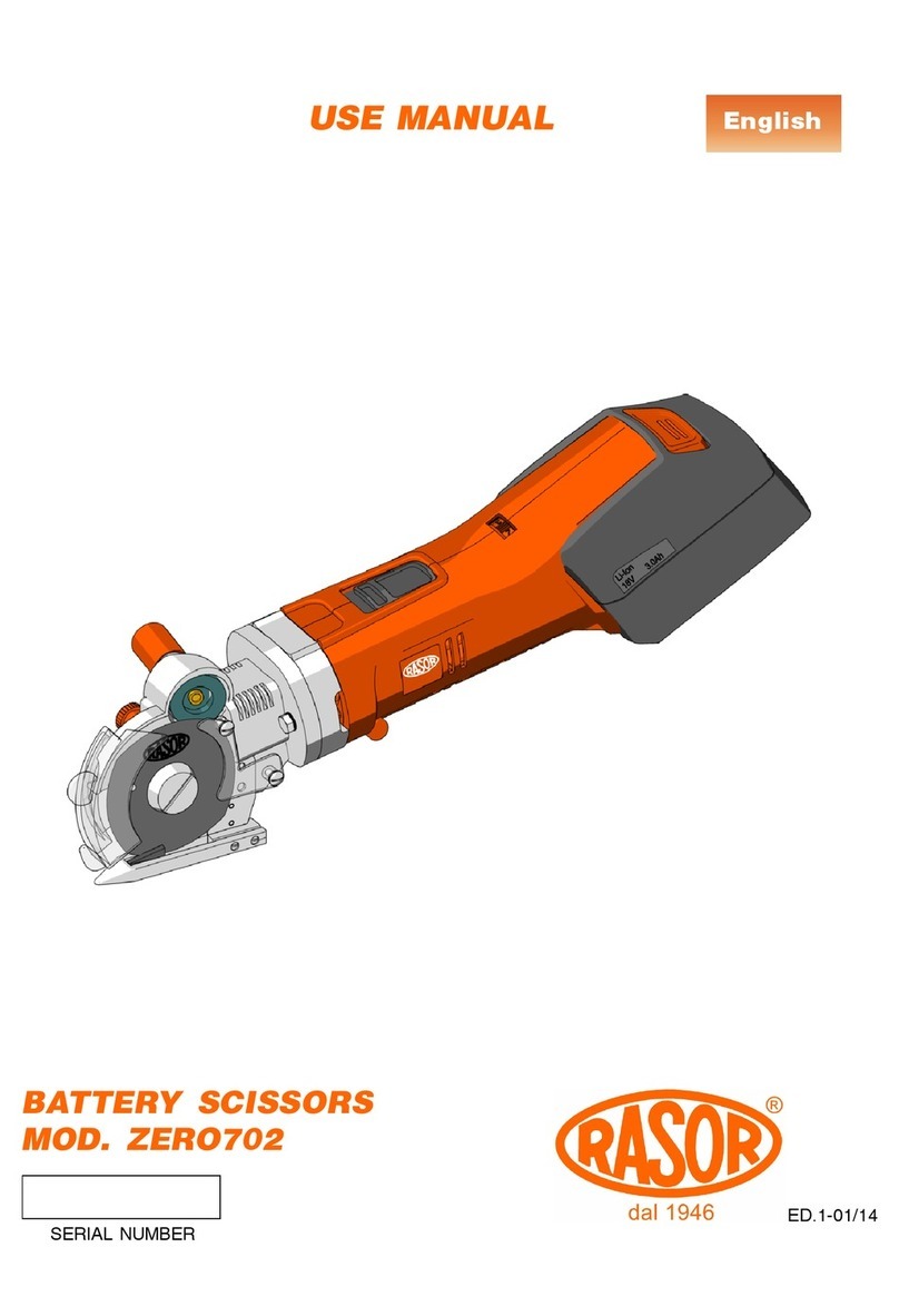RASOR ZERO702 Mounting instructions