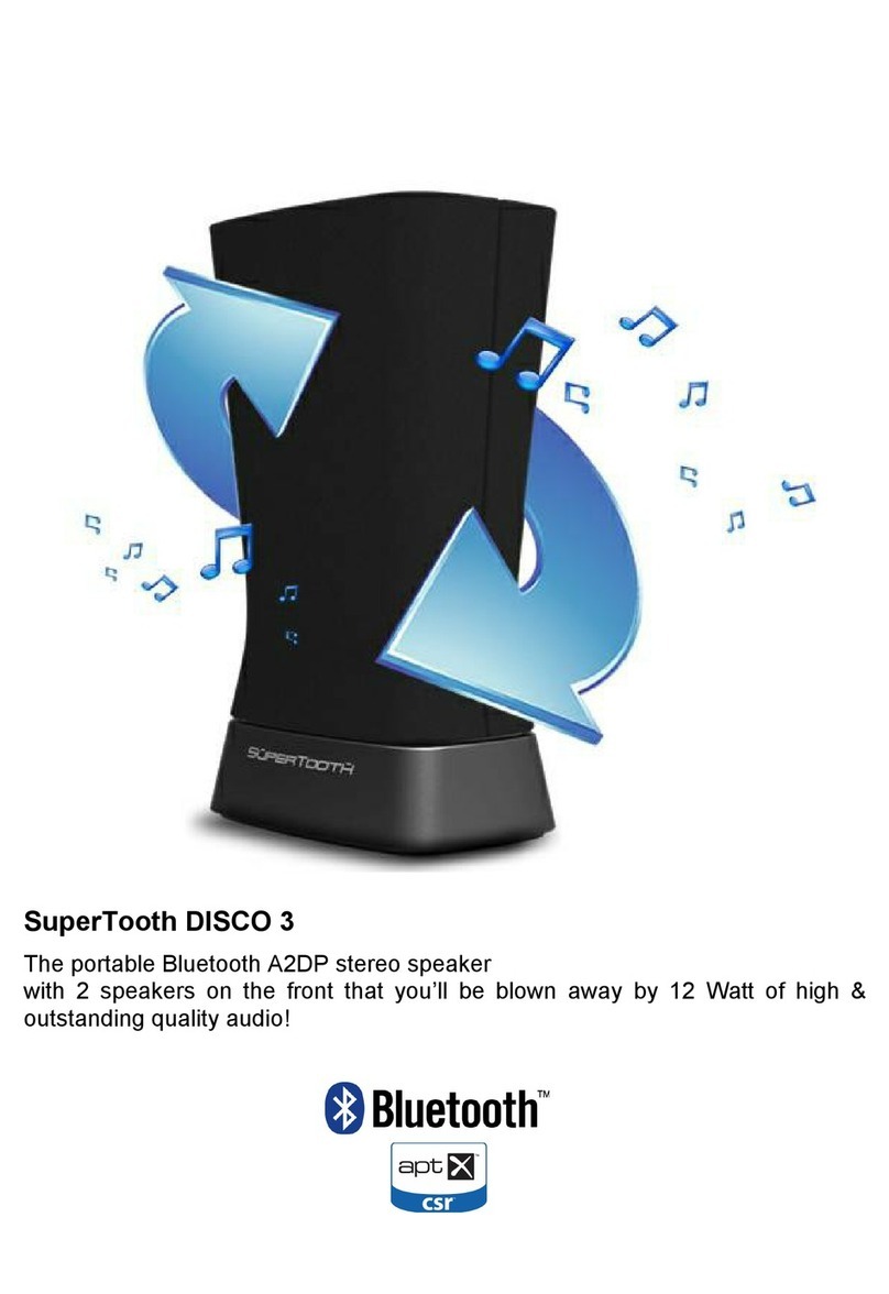 SUPERTOOTH DISCO 3 User manual