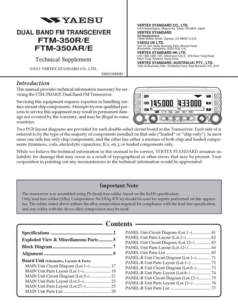 Yaesu FTM-350R - SOFTWARE UPDATE PROCEDURE 7110 Manual