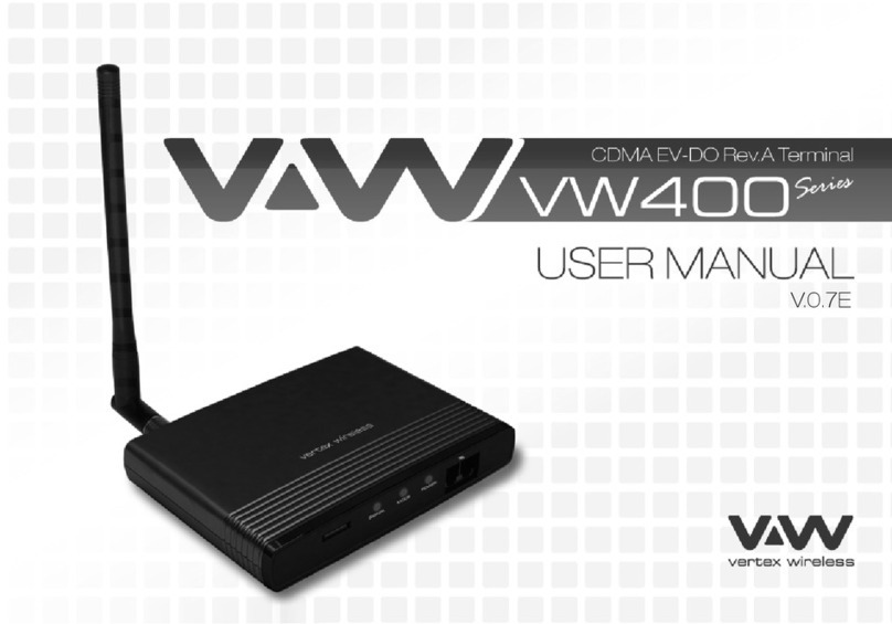 Vertex Wireless VW400 Series user manual