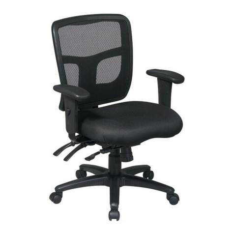 Office Star Products Pro-Line II 92893 operating instructions