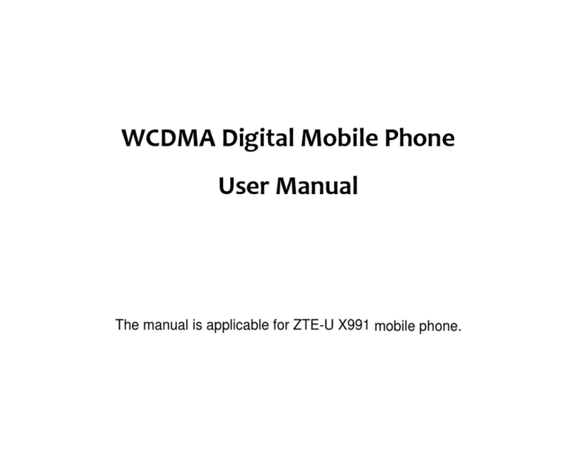 Zte X991 User manual
