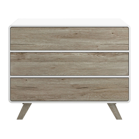Mocka Kennedy Three Drawer User manual Mocka Kennedy Three Drawer User manual