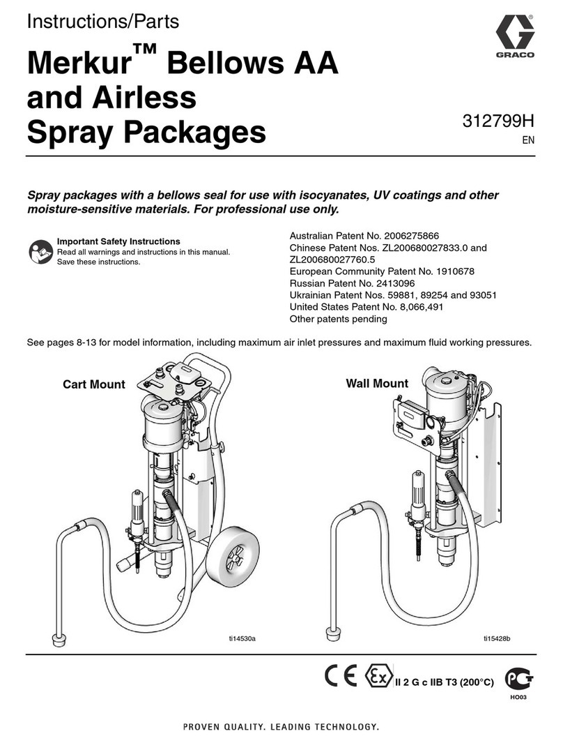 Graco Merkur Bellows Parts list manual