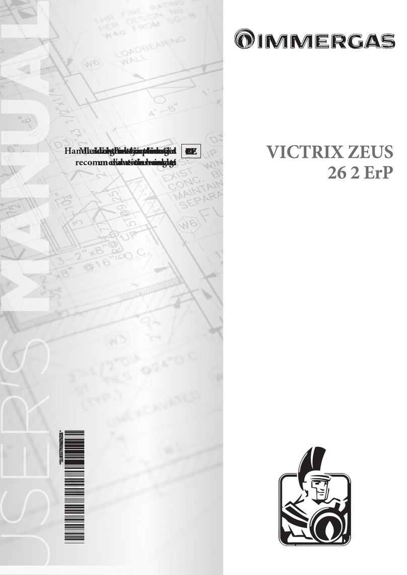 Immergas VICTRIX ZEUS 26 2 ERP Operating instructions