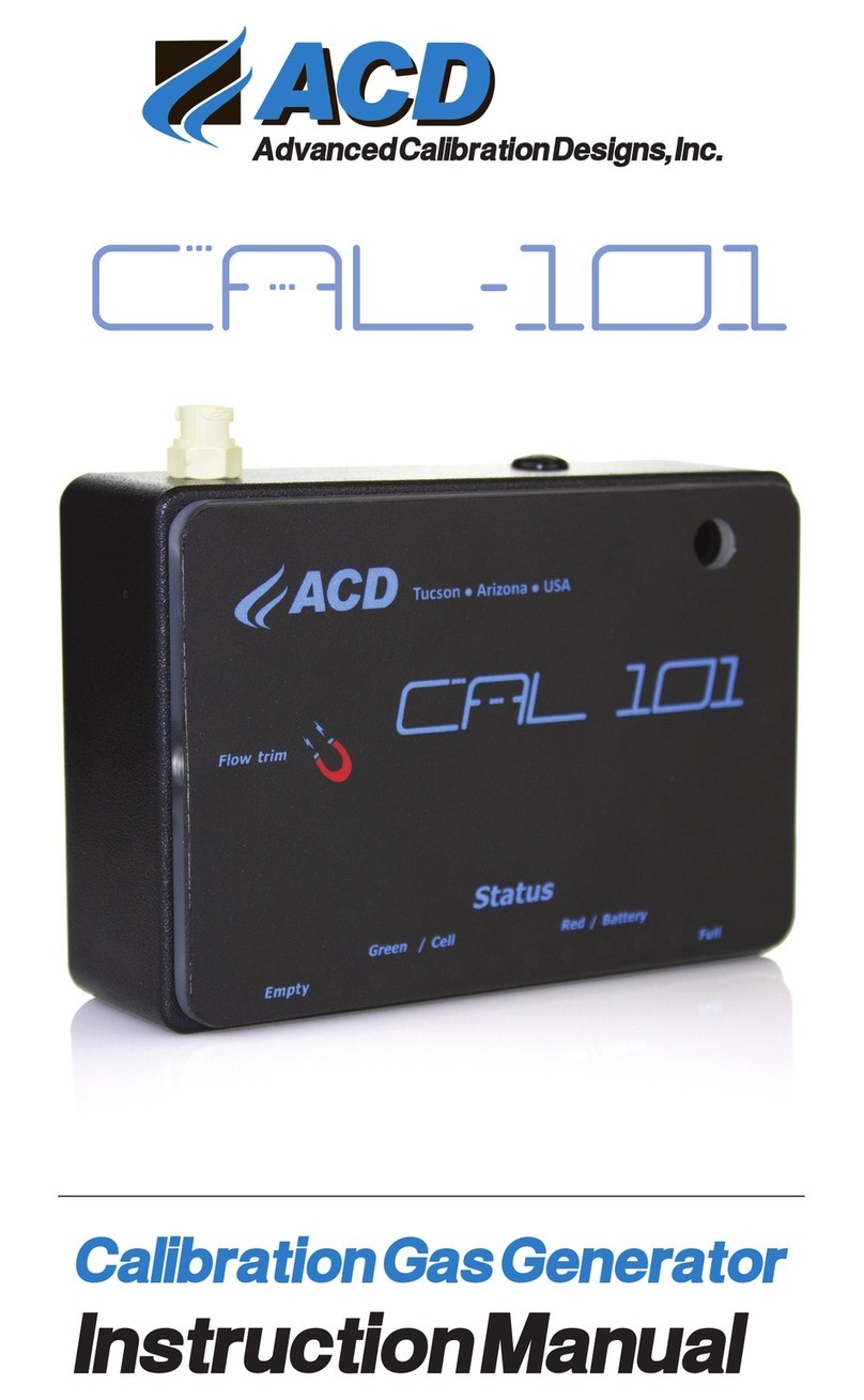 ACD CAL-101 instruction manual