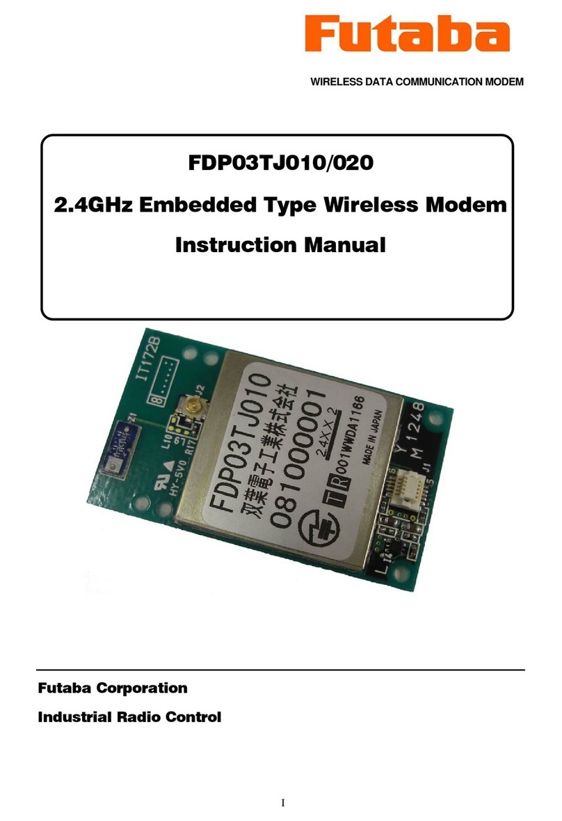 FUTABA FDP03TJ010 instruction manual