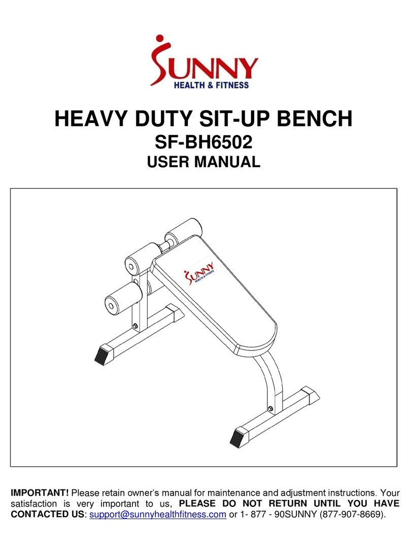 Sunny Health & Fitness SF-BH6502 user manual