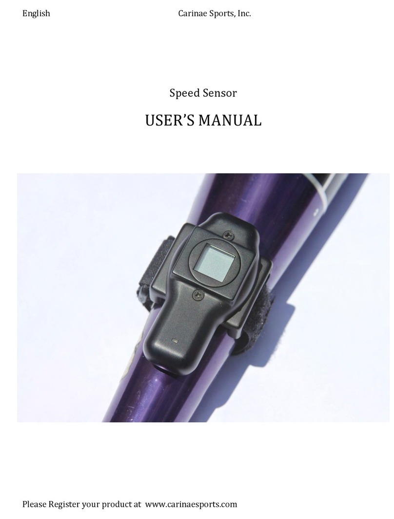 Carinae Sports Speed Sensor user manual
