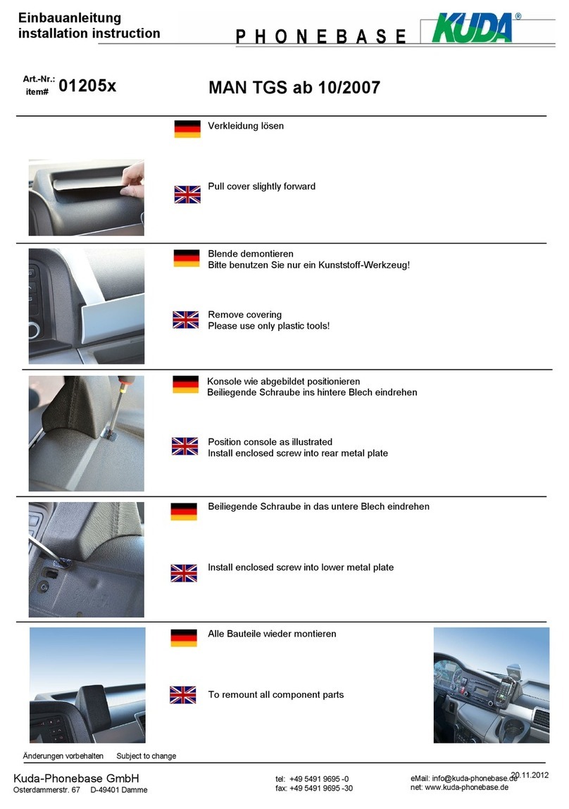 Kuda 01205 Series User manual