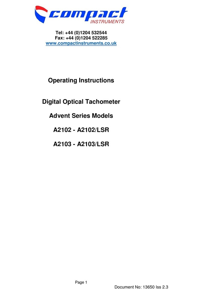 Compact Instruments Advent Series User manual