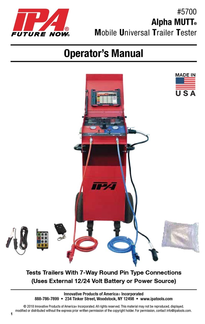iPA Alpha MUTT 5700 Operator's manual