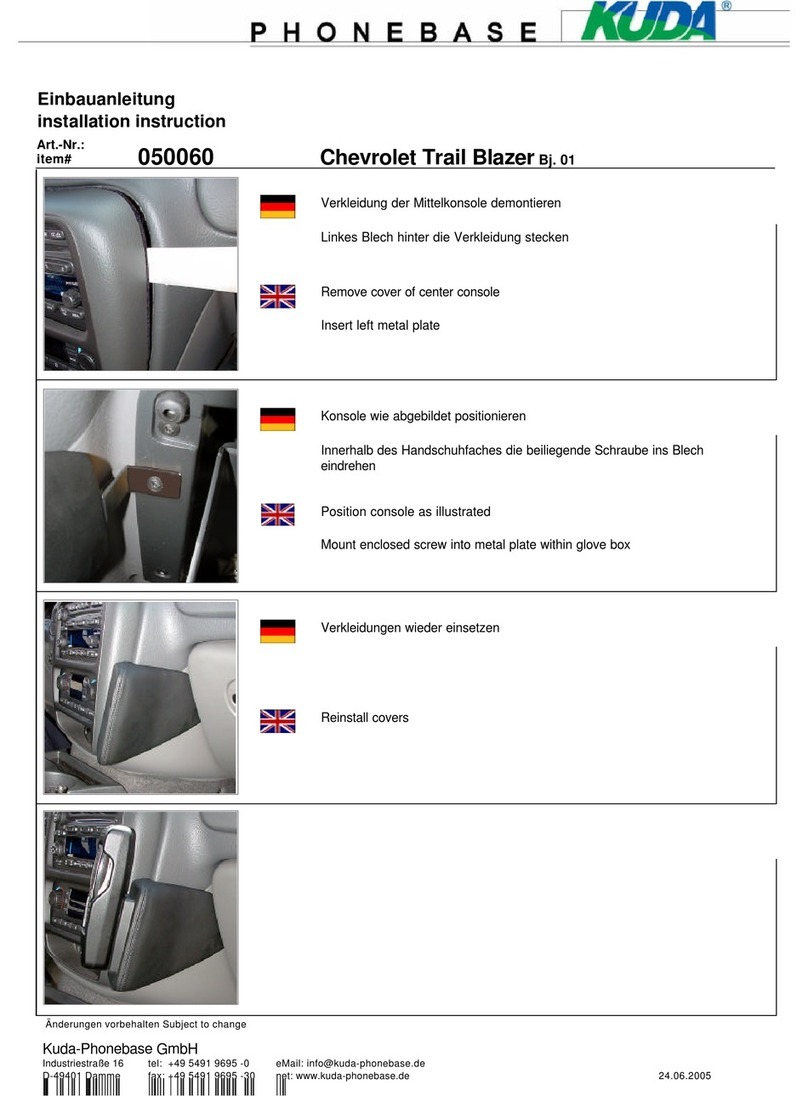 Kuda 050060 User manual
