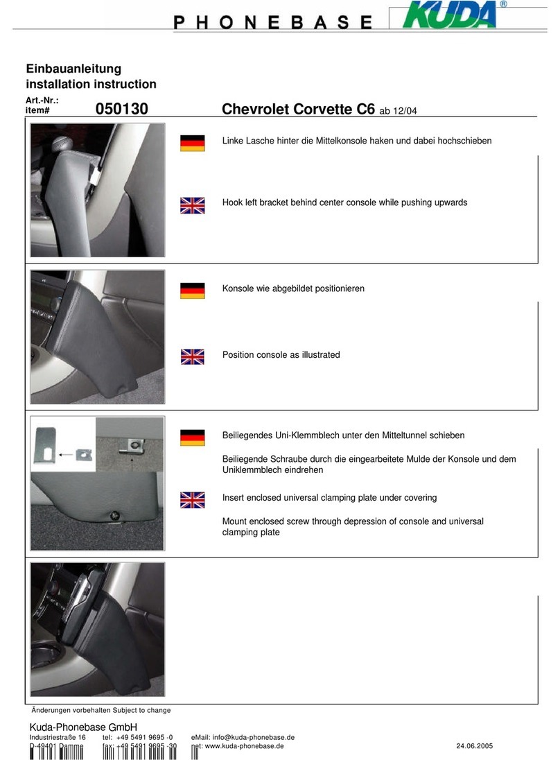 Kuda 050130 User manual
