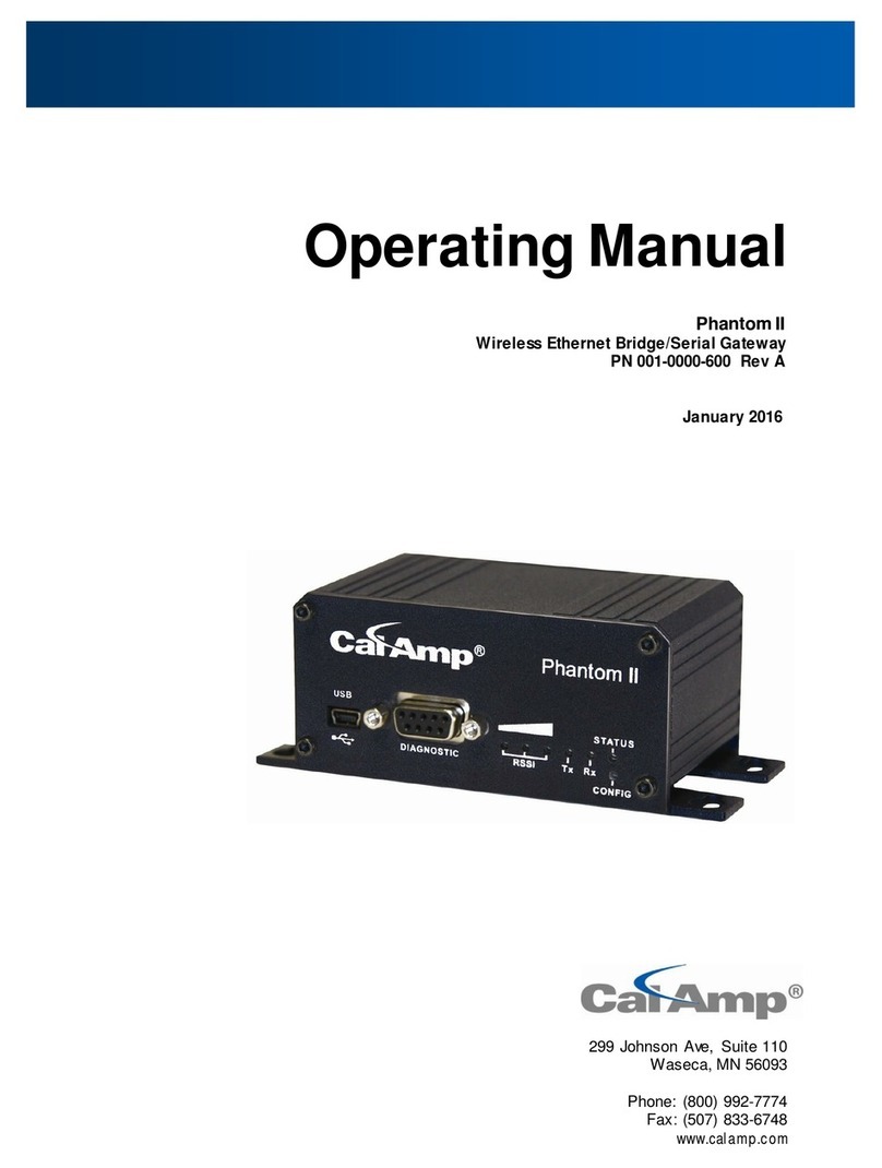 CalAmp Phantom II User manual