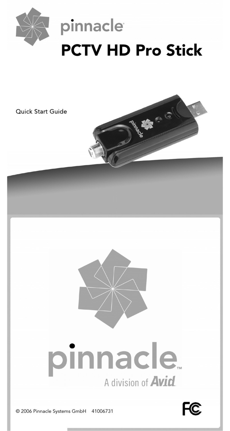 Pinnacle PCTV quick start guide