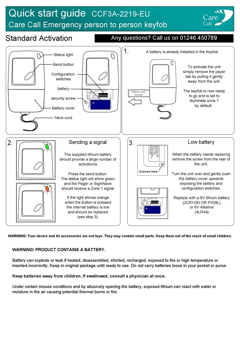 Care Call CCF3A-2219-EU User manual