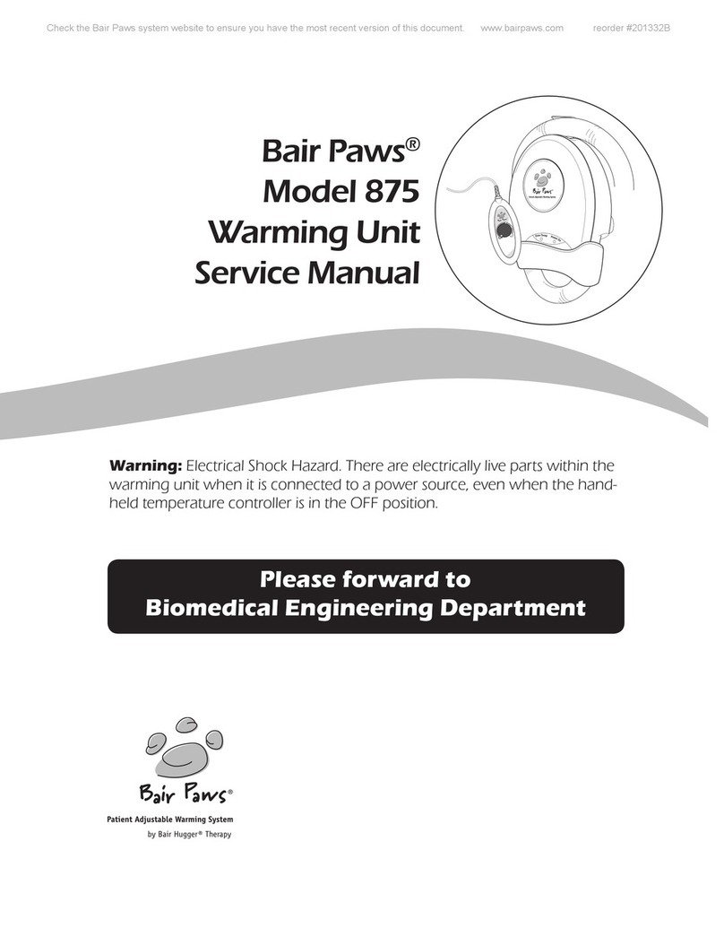 Bair Paws 875 Service manual