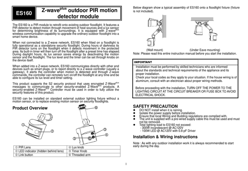 EVERSPRING ES160 User manual