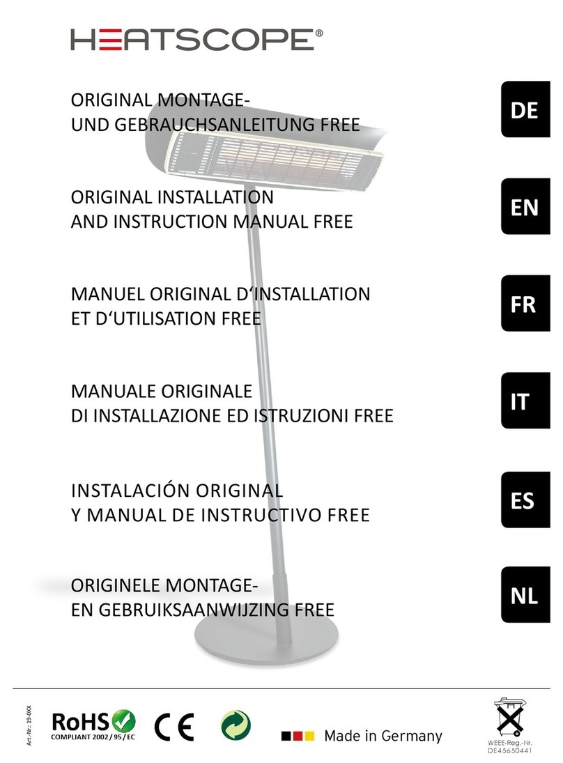 Heatscope FREE Original installation and instruction manual