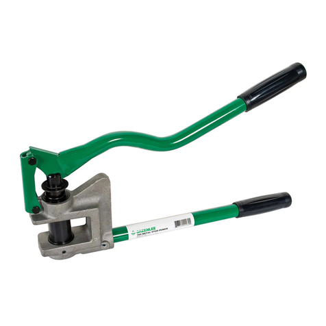 Greenlee 709 instruction manual