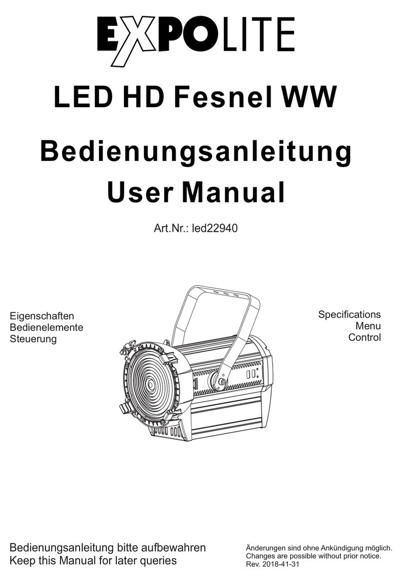 Expolite led22940 User manual
