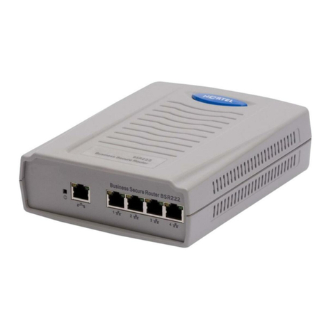 Nortel BSR222 Configuration