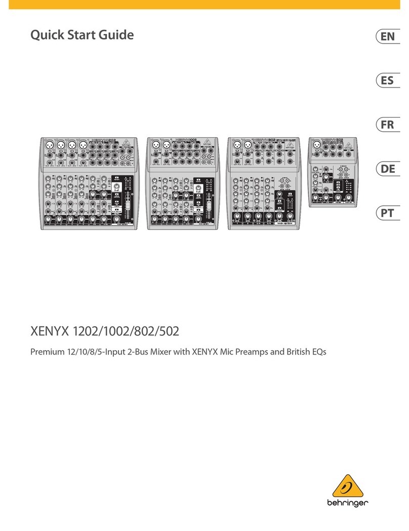 Behringer XENYX 1202 User manual