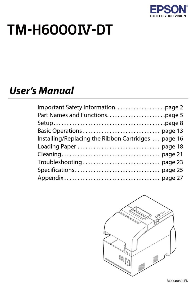 Epson TM-H6000IV-DT User manual