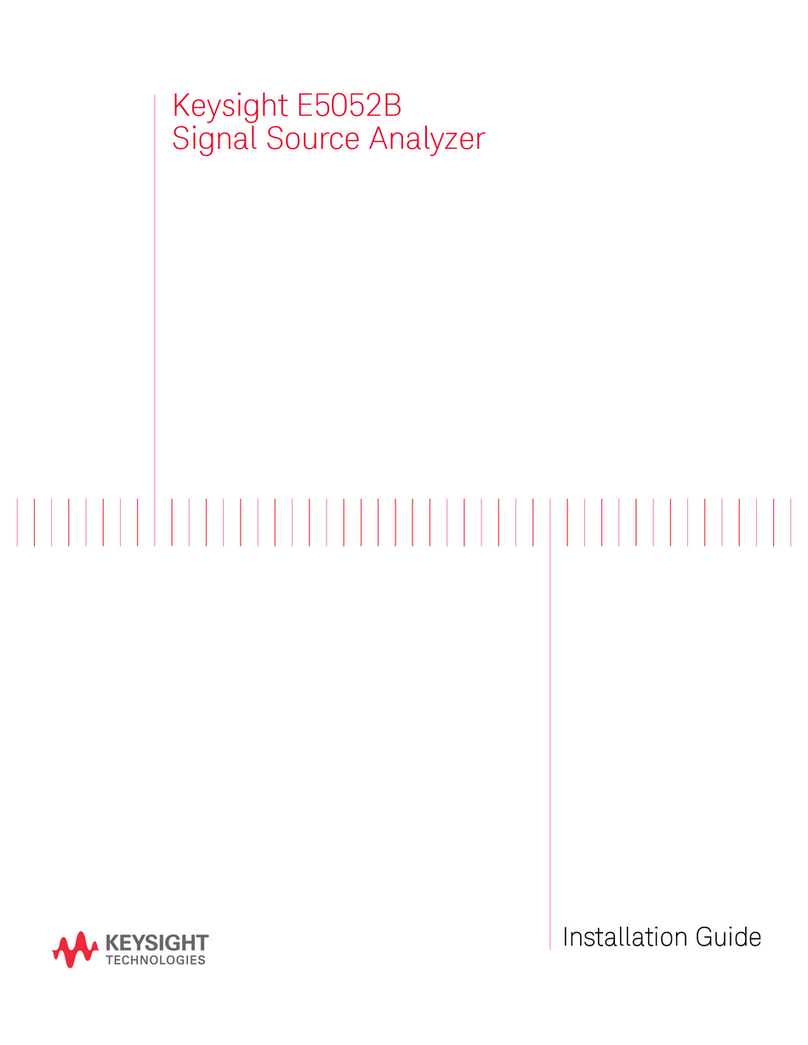 Keysight E5052B User manual Keysight E5052B User manual