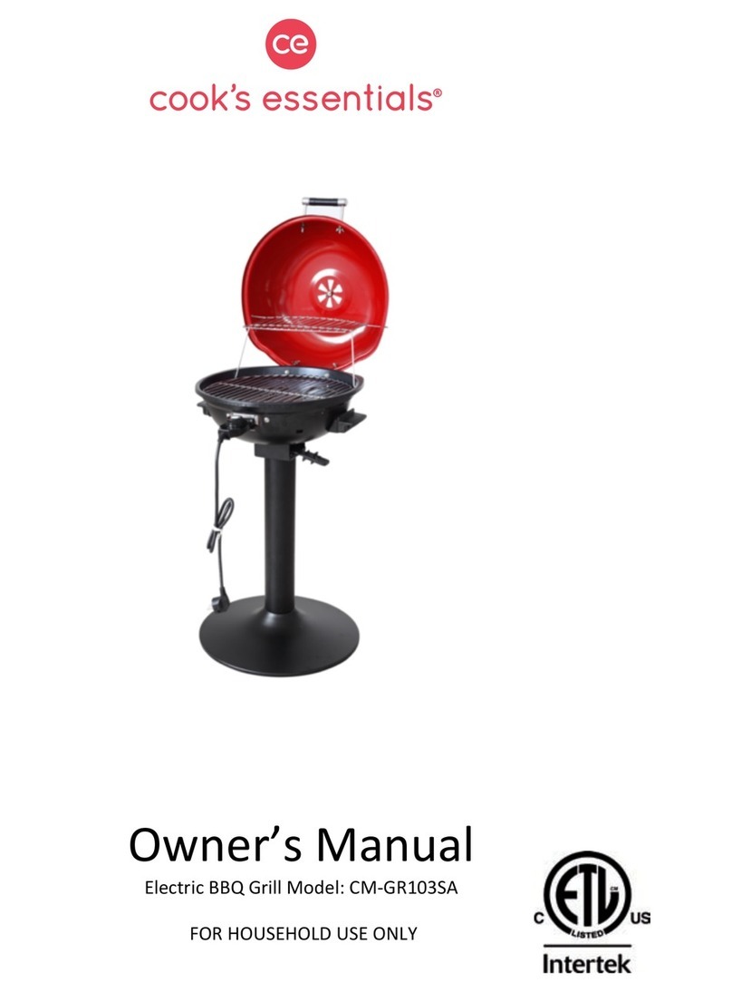 Cook's essentials CM-GR103SA owner's manual