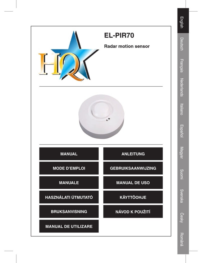 HQ EL-PIR70 User manual