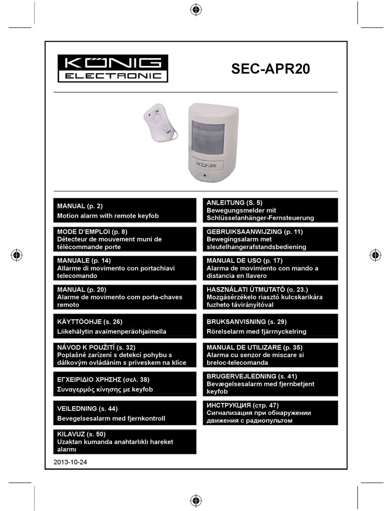 Konig SEC-APR20 User manual