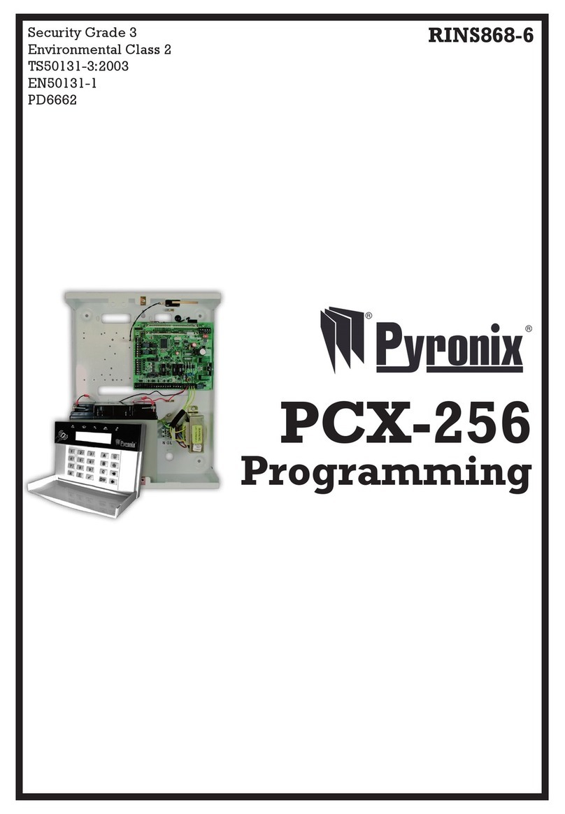 Pyronix PCX 256 Owner's manual