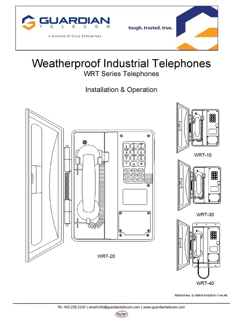 Guardian Telecom WRT-40 Installation & operation