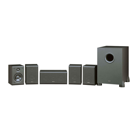 Denon SYS-65HT User manual Denon SYS-65HT User manual