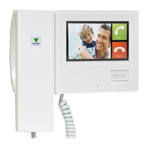 Paxton NET2 ENTRY-MONITOR User manual Paxton NET2 ENTRY-MONITOR User manual