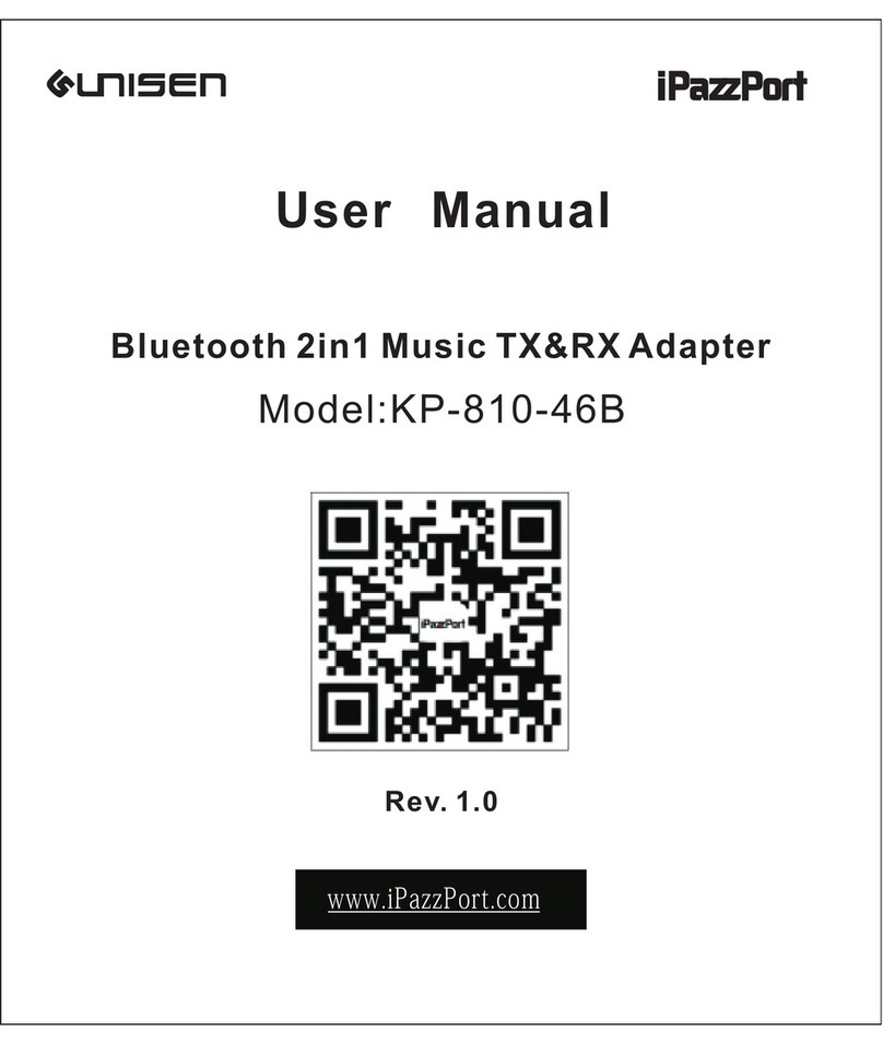 iPazzPort Unisen KP-810-46B user manual