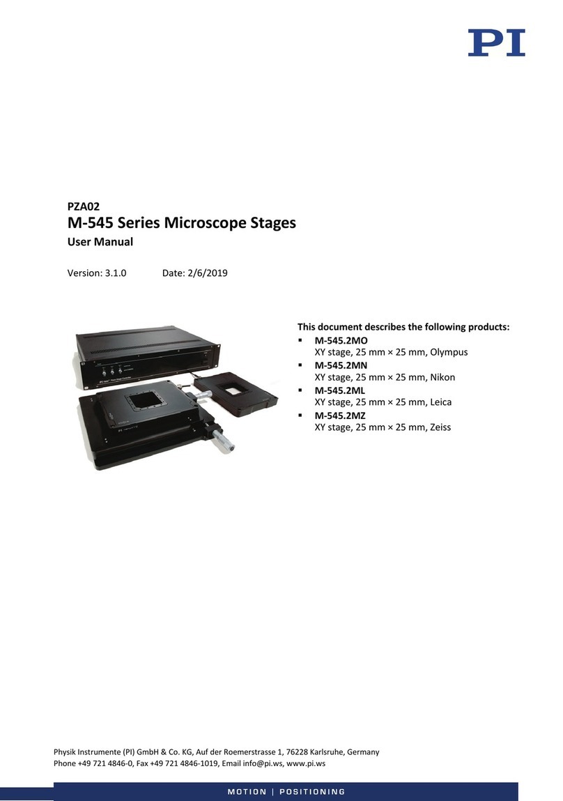 PI M-545 Series user manual