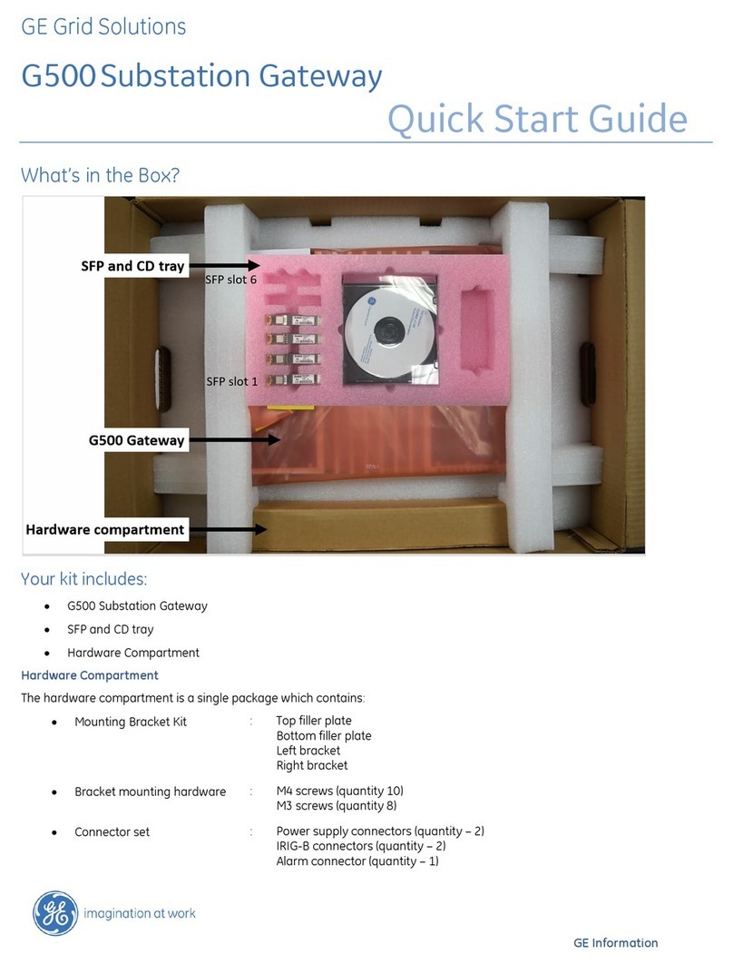 GE G500 User manual