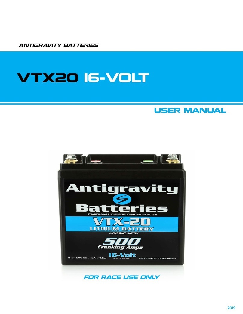 Antigravity Batteries VTX20 User manual