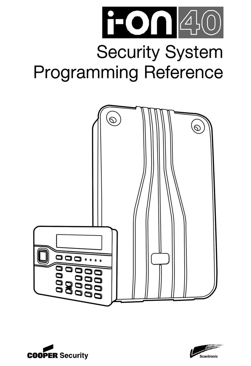 Cooper Security i-On 40 Owner's manual