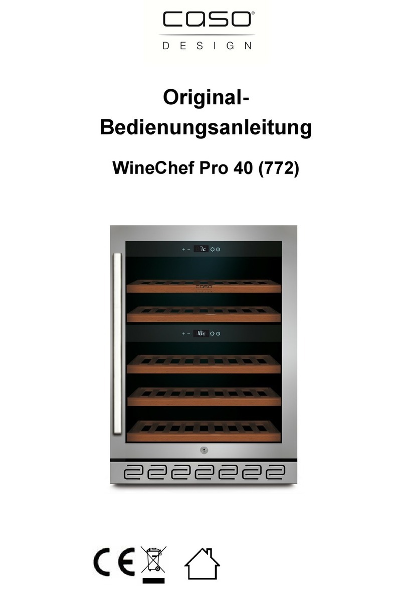 CASO DESIGN WineChef Pro 40 Original operating manual