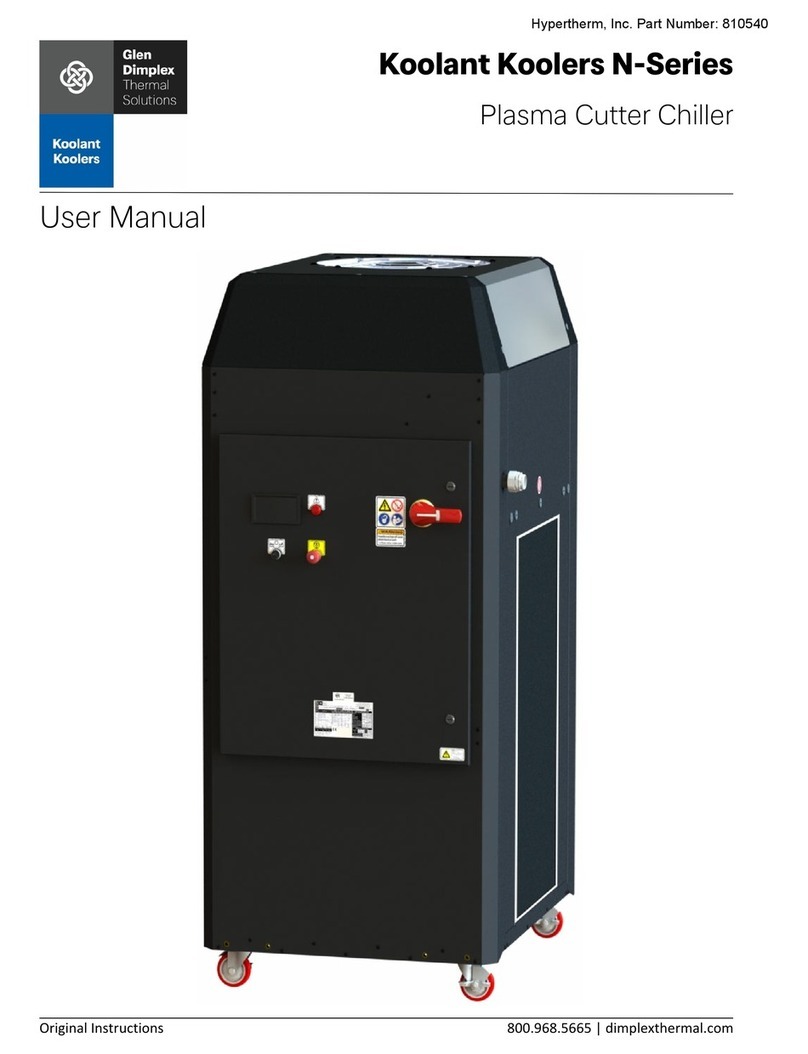 Hypertherm Koolant Koolers N-Series user manual Hypertherm Koolant Koolers N-Series user manual
