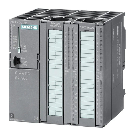 Siemens SIMATIC S7-300 CPU Data: CPU 315-T-2 DP Installation and operating instructions