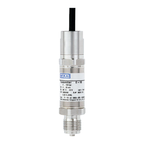 WIKA E-10 operating instructions