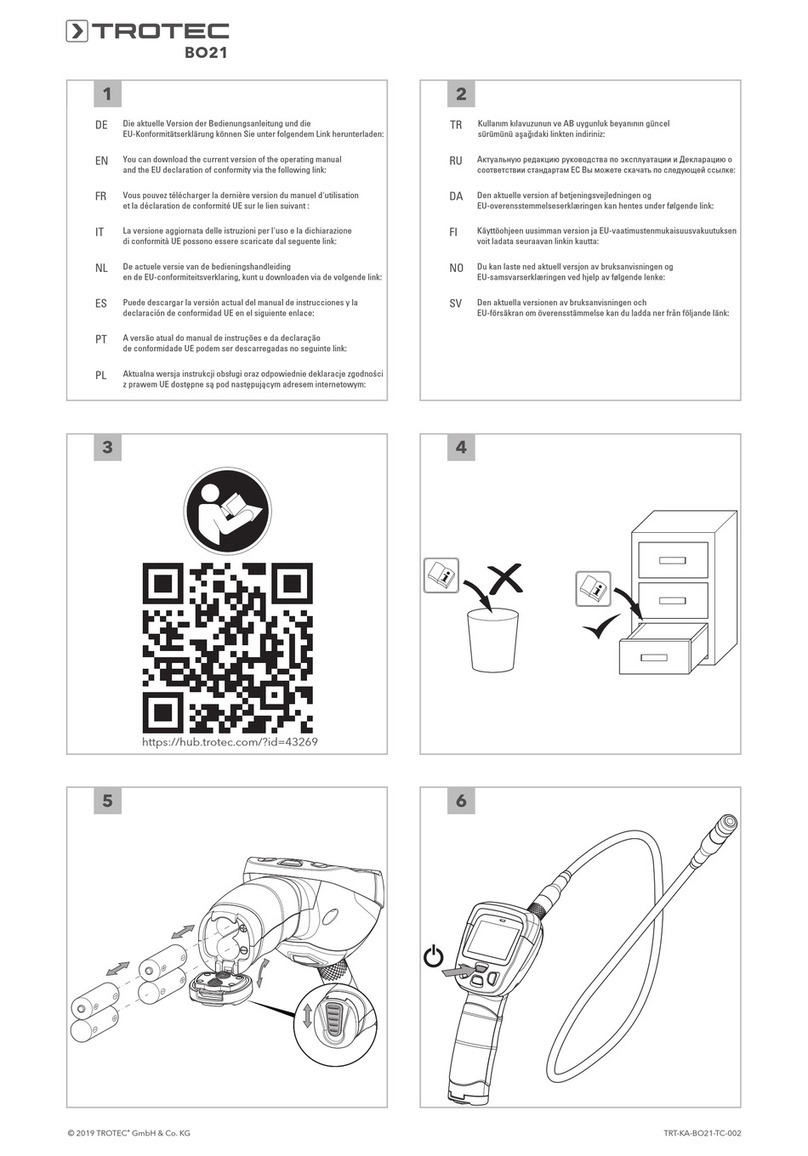 Trotec BO21 quick start guide